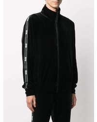 Мужской черный свитер на молнии от VERSACE JEANS COUTURE