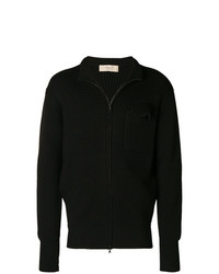 Мужской черный свитер на молнии от Maison Flaneur
