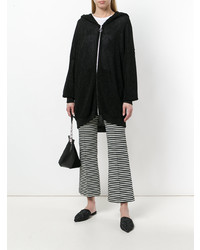 Женский черный свитер на молнии от Laneus