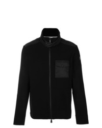 Мужской черный свитер на молнии от MONCLER GRENOBLE