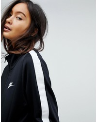 Женский черный свитер на молнии от Nike