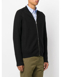 Мужской черный свитер на молнии от Paul Smith