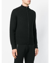 Мужской черный свитер на молнии от Falke