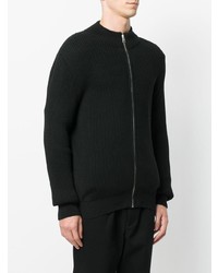 Мужской черный свитер на молнии от Lucio Vanotti