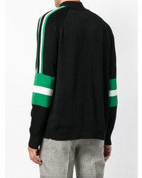 Мужской черный свитер на молнии от Diesel