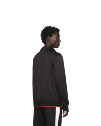 Мужской черный свитер на молнии от Valentino