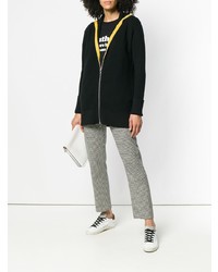 Женский черный свитер на молнии от Barena