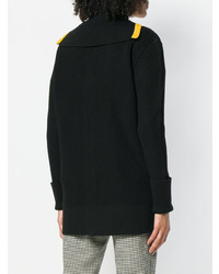 Женский черный свитер на молнии от Barena