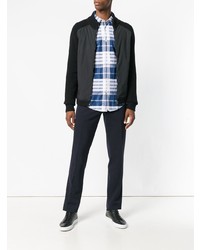 Мужской черный свитер на молнии от BOSS HUGO BOSS