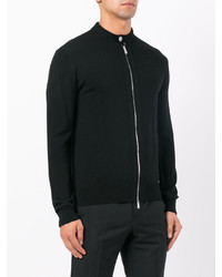 Мужской черный свитер на молнии от DSQUARED2
