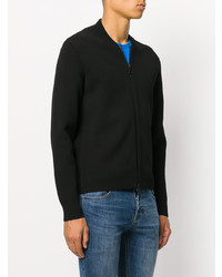 Мужской черный свитер на молнии от AMI Alexandre Mattiussi