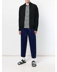 Мужской черный свитер на молнии от Kenzo