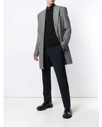 Мужской черный свитер на молнии от BOSS HUGO BOSS