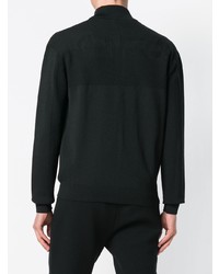 Мужской черный свитер на молнии от Kenzo