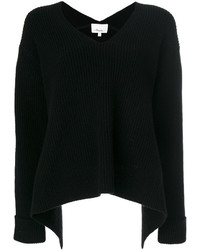 Женский черный свитер с v-образным вырезом от 3.1 Phillip Lim