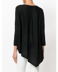 Женский черный свитер с v-образным вырезом от Hemisphere