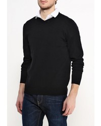Мужской черный свитер с v-образным вырезом от Baon