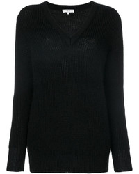 Женский черный свитер с v-образным вырезом от IRO