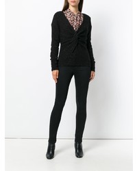 Женский черный свитер с v-образным вырезом от Isabel Marant