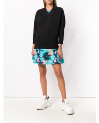 Женский черный свитер с v-образным вырезом от Kenzo