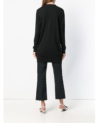 Женский черный свитер с v-образным вырезом от N°21