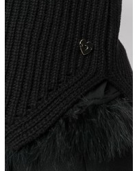 Женский черный свитер с v-образным вырезом от Twin-Set