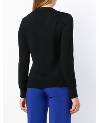 Женский черный свитер с v-образным вырезом от Joseph
