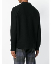 Мужской черный свитер с v-образным вырезом от Stephan Schneider