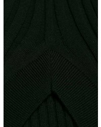 Женский черный свитер с v-образным вырезом от Maison Margiela