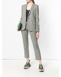 Женский черный свитер с v-образным вырезом от N.Peal