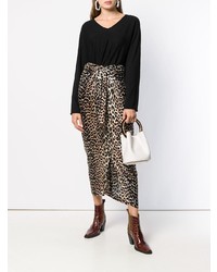 Женский черный свитер с v-образным вырезом от Hemisphere