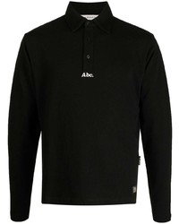 Мужской черный свитер с воротником поло с вышивкой от Advisory Board Crystals