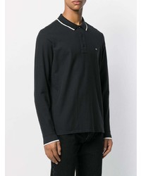 Мужской черный свитер с воротником поло от Calvin Klein