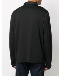 Мужской черный свитер с воротником поло от Michael Kors