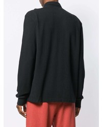 Мужской черный свитер с воротником поло от A-Cold-Wall*