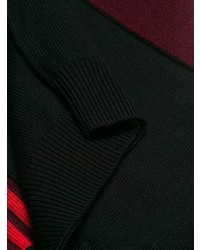 Мужской черный свитер с круглым вырезом с принтом от Kenzo