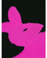 Женский черный свитер с круглым вырезом с принтом от Marni