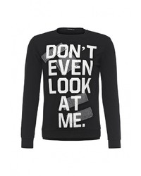 Мужской черный свитер с круглым вырезом от Aarhon