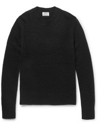 Мужской черный свитер с круглым вырезом от Acne Studios