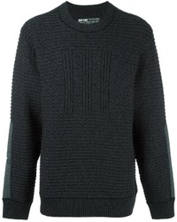 Мужской черный свитер с круглым вырезом от adidas