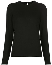 Женский черный свитер с круглым вырезом от Arts & Science
