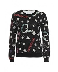 Женский черный свитер с круглым вырезом от Aurora Firenze