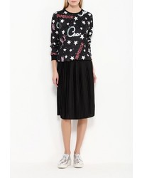 Женский черный свитер с круглым вырезом от Aurora Firenze