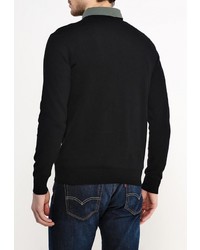 Мужской черный свитер с круглым вырезом от Baon