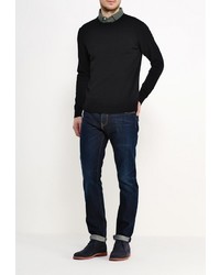 Мужской черный свитер с круглым вырезом от Baon