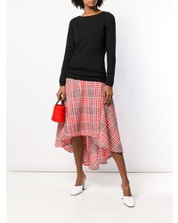 Женский черный свитер с круглым вырезом от Blanca