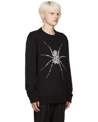 Мужской черный свитер с круглым вырезом от Lanvin