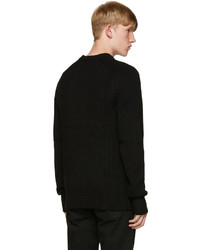 Мужской черный свитер с круглым вырезом от rag & bone