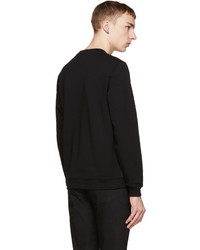 Мужской черный свитер с круглым вырезом от Versus
