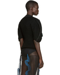 Женский черный свитер с круглым вырезом от Toga